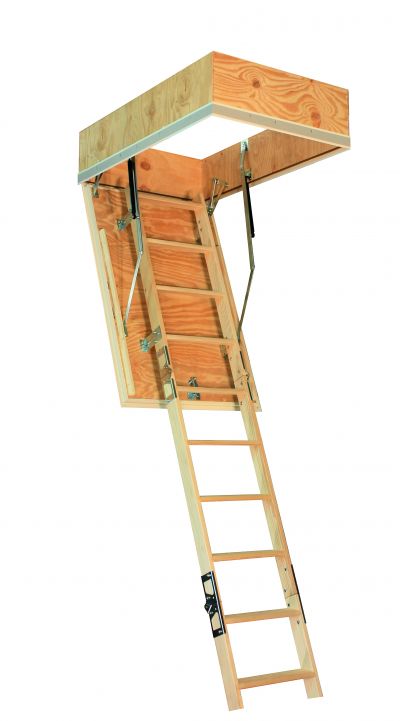 ZLOŽLJIVE LESENE PODSTREŠNE STOPNICE - LUX